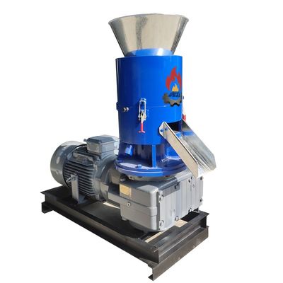 quality Biomass Pellet Making 30KW SKJ2-350 300-500KG/h Sawmill Using Flat Die Sawdust Pellet Maker With CE factory