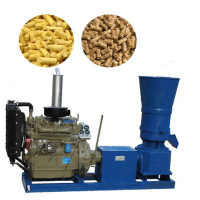 quality Machinery Repairs High Productivity Workshop Portable Pellet Machine R-Type Flat Die Agriculture Small Biomass Feed Pellet Making Machine For All Animals factory